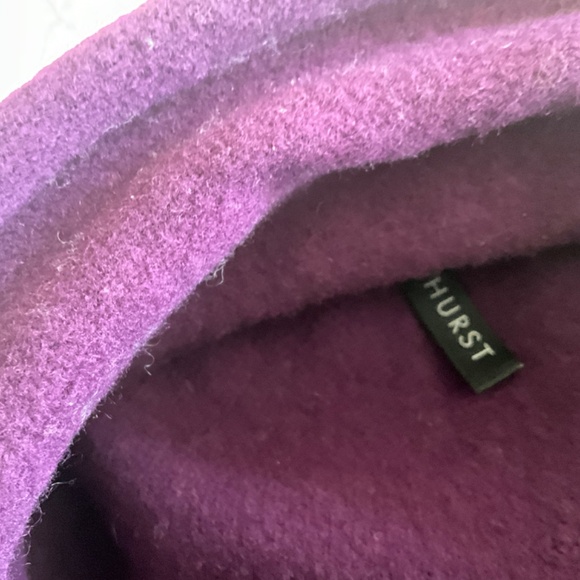Deep Purple Wool Felt Cloche Hat – Vintage Style, Size Small - Picture 6 of 7